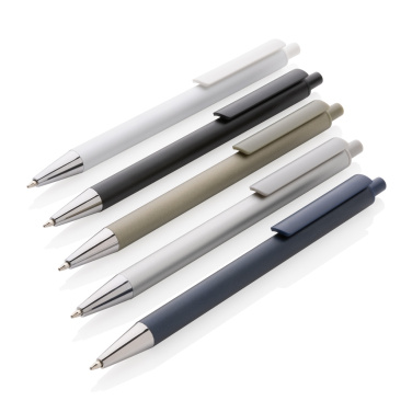 Logo trade corporate gifts image of: Amisk RCS certified recycled aluminum pen