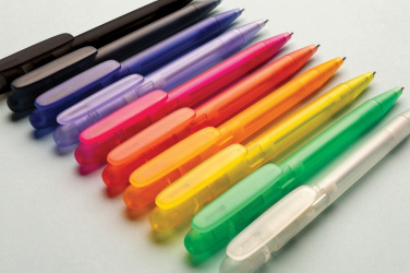 Logotrade promotional product picture of: Devin GRS certified RABS pen transparent