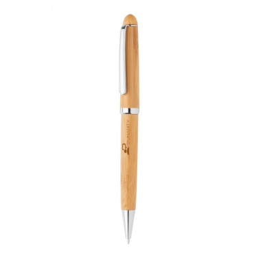 Logo trade promotional gifts picture of: Bamboo pen in box