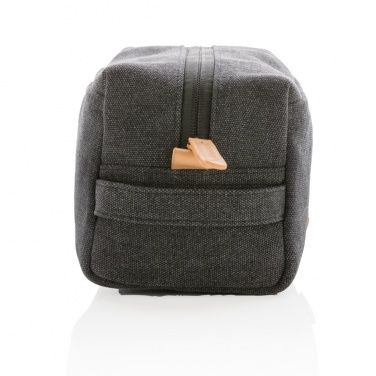 Logotrade advertising product image of: Canvas toiletry bag PVC free