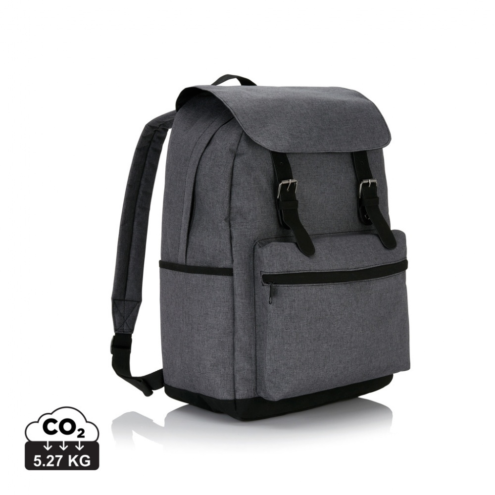 Logo trade promotional products picture of: Laptop backpack with magnetic buckle straps
