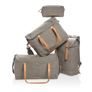 Logo trade advertising product photo of: Canvas laptop bag PVC free