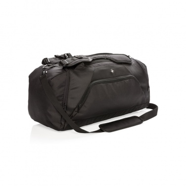 Logo trade business gift photo of: Swiss Peak RFID sports duffel & backpack