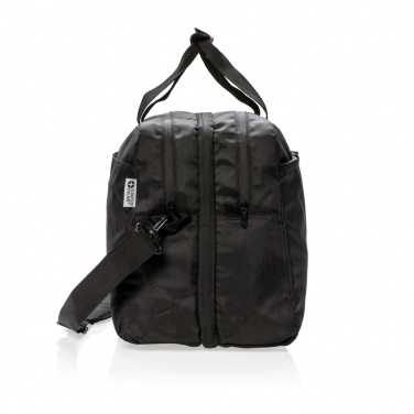 Logo trade promotional items image of: Swiss Peak RFID duffle with suitcase opening