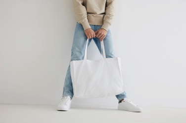 Logotrade advertising products photo of: Impact AWARE™ Recycled cotton shopper 145g