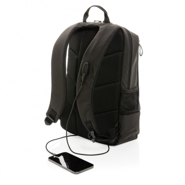 Logo trade promotional products picture of: Impact AWARE™ Lima 15.6' RFID laptop backpack