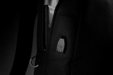 Logo trade promotional product photo of: Swiss Peak AWARE™ RFID and USB A laptop backpack