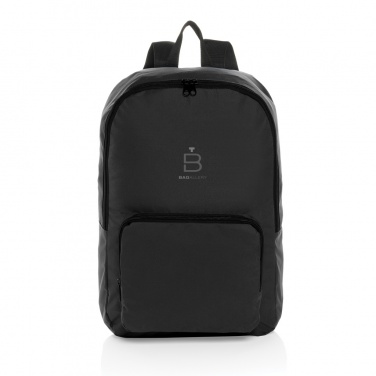 Logo trade promotional product photo of: Dillon AWARE™ RPET foldable classic backpack