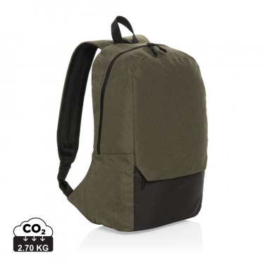 Logotrade corporate gift image of: Kazu AWARE™ RPET basic 15.6 inch laptop backpack