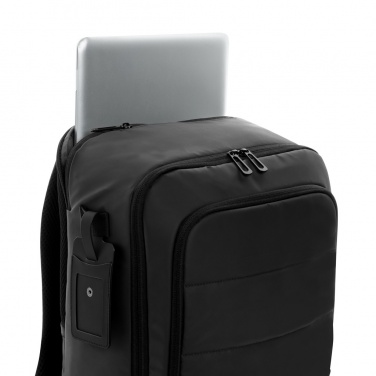 Logo trade business gift photo of: Armond AWARE™ RPET 15.6 inch deluxe laptop backpack