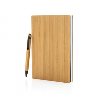 Logotrade promotional product image of: A5 Bamboo notebook & pen set