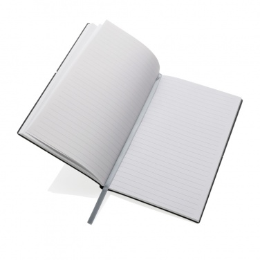 Logotrade promotional giveaway image of: A5 recycled leather notebook