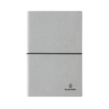 Logo trade promotional giveaway photo of: A5 recycled leather notebook