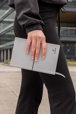 Logo trade advertising products picture of: A5 recycled leather notebook