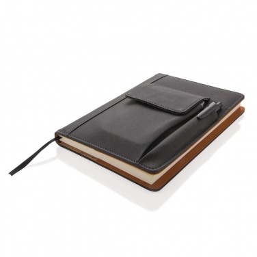 Logotrade promotional merchandise picture of: Notebook with phone pocket
