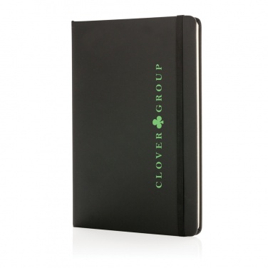 Logo trade promotional merchandise image of: Standard hardcover PU notebook A5