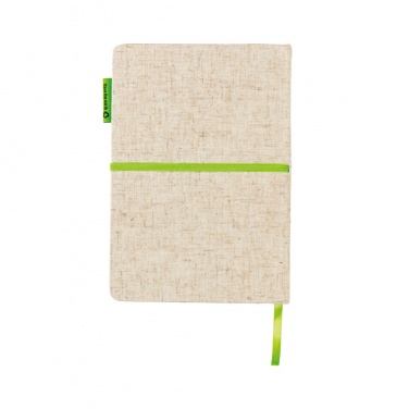 Logo trade corporate gifts picture of: A5 jute notebook