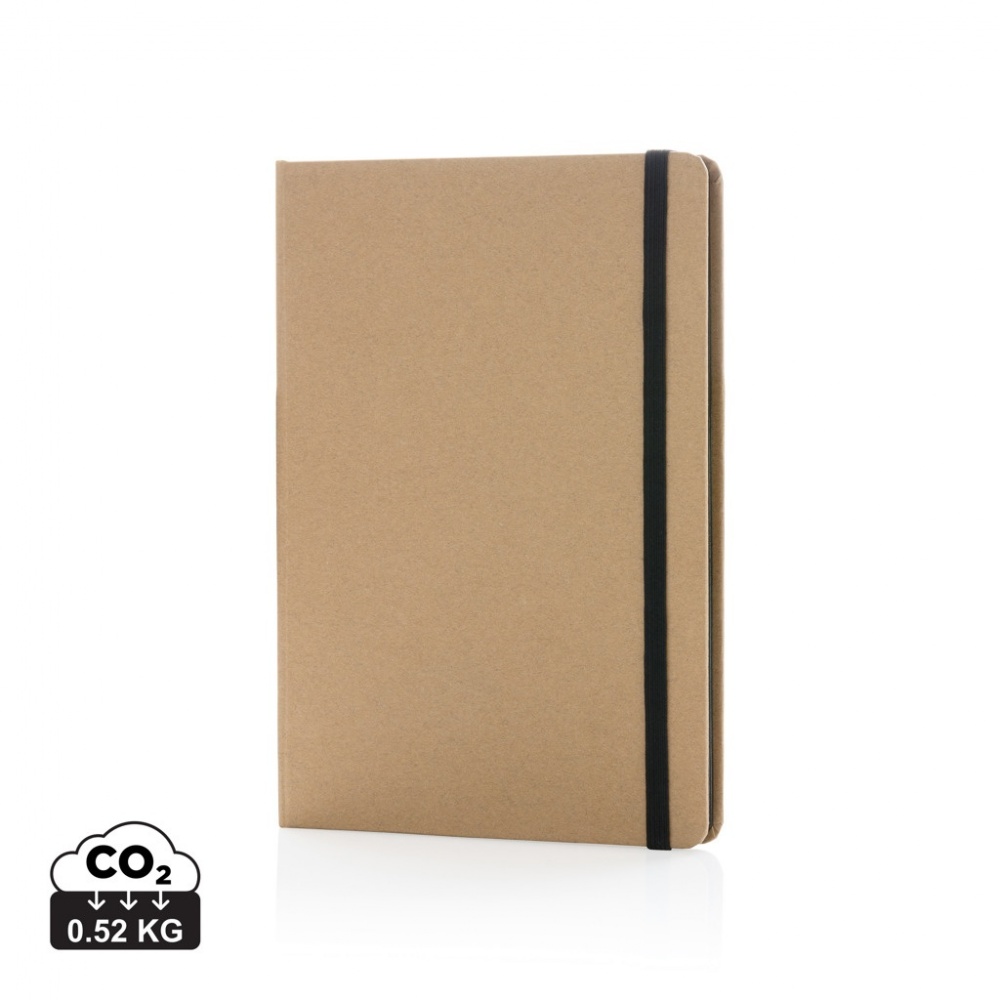 Logo trade promotional gift photo of: A5 kraft notebook
