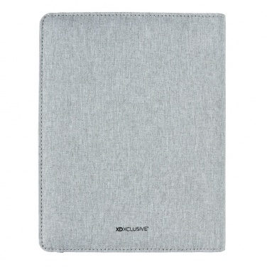 Logotrade promotional gifts photo of: Air 5W wireless charging notebook with 5000mAh powerbank