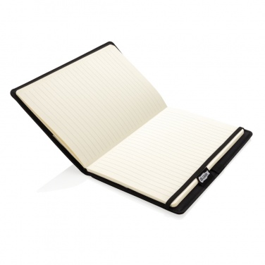 Logo trade promotional giveaways image of: Air 5W wireless charging refillable journal cover A5