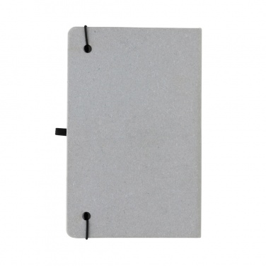 Logotrade promotional giveaway image of: Recycled leather hardcover notebook A5