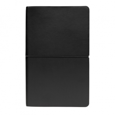 Logo trade advertising products picture of: Modern deluxe softcover A5 notebook