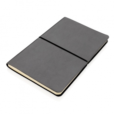 Logo trade promotional gifts picture of: Modern deluxe softcover A5 notebook