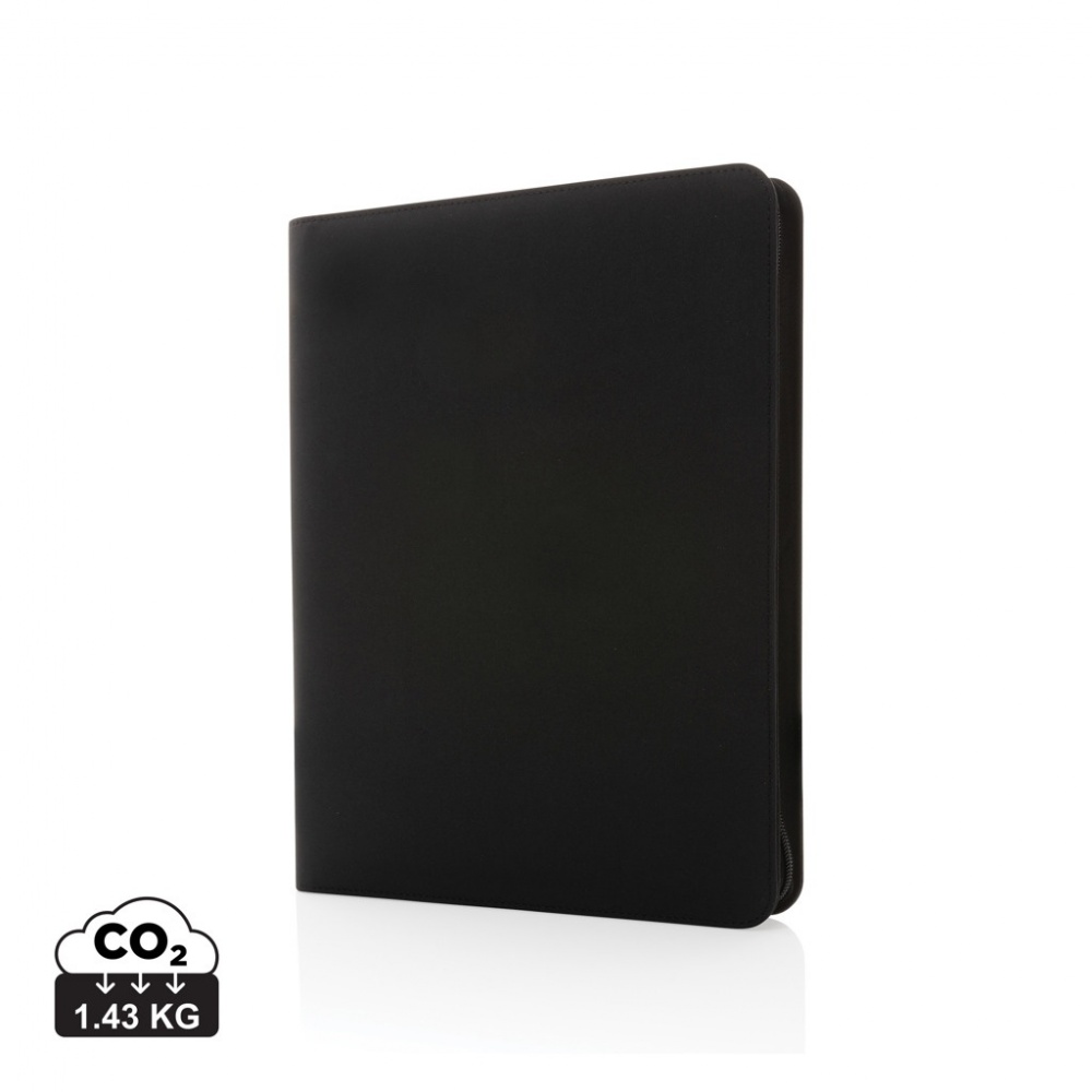 Logotrade promotional item image of: Impact Aware™ deluxe 300D tech portfolio with zipper