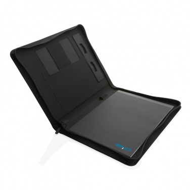 Logo trade promotional items picture of: Impact Aware™ deluxe 300D tech portfolio with zipper