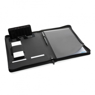 Logotrade promotional item picture of: Impact Aware™ deluxe 300D tech portfolio with zipper