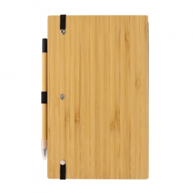 Logotrade promotional product image of: Bamboo notebook and infinity pencil set