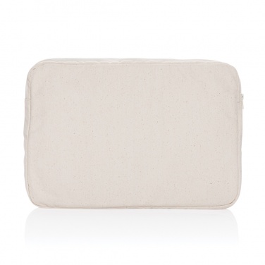 Logotrade corporate gift image of: Laluka AWARE™ recycled cotton 15.6 inch laptop sleeve