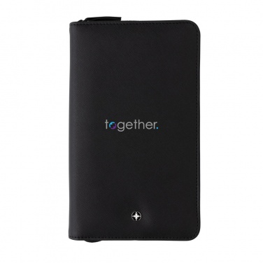 Logo trade business gift photo of: Swiss Peak Heritage RCS rPU RFID travel wallet