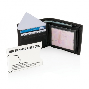 Logo trade promotional gifts image of: Anti-skimming RFID shield card with active jamming chip