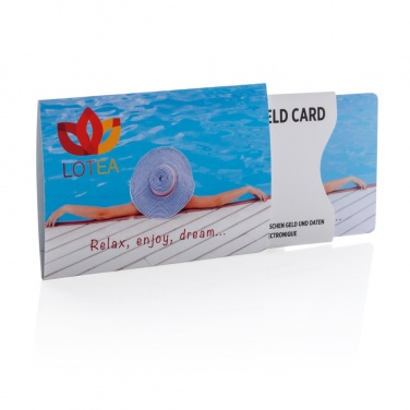 Logotrade promotional merchandise photo of: Anti-skimming RFID shield card with active jamming chip