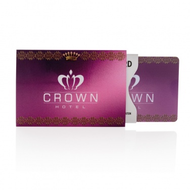 Logo trade promotional gifts picture of: Anti-skimming RFID shield card with active jamming chip