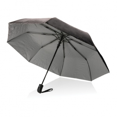 Logotrade promotional giveaway picture of: 21" Impact AWARE™ RPET 190T Pongee dual colour mini umbrella