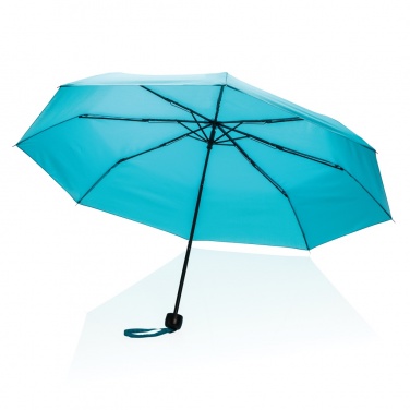 Logo trade corporate gifts image of: 20.5" Impact AWARE™ RPET 190T mini umbrella