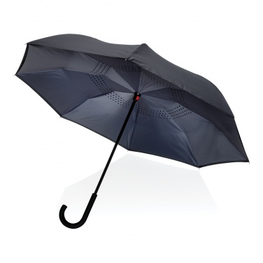 Logo trade promotional items image of: 23" Impact AWARE™ RPET 190T reversible umbrella