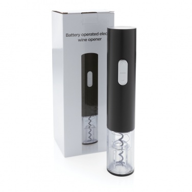 Logo trade promotional products image of: Electric wine opener - battery operated
