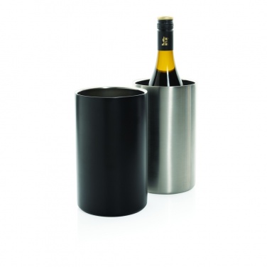 Logo trade corporate gift photo of: Vino RCS certified recycled stainless steel wine bucket