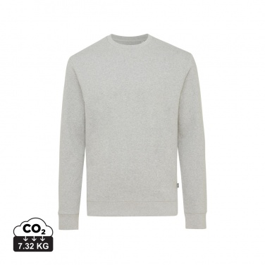 Logo trade promotional gifts image of: Iqoniq Denali recycled cotton crew neck undyed