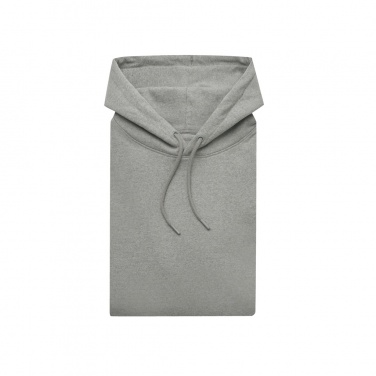 Logo trade promotional merchandise photo of: Iqoniq Torres recycled cotton hoodie undyed