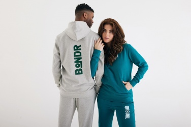 Logo trade promotional items picture of: Iqoniq Torres recycled cotton hoodie undyed