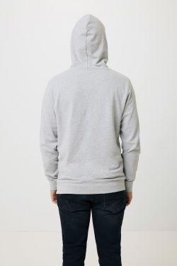 Logo trade promotional item photo of: Iqoniq Torres recycled cotton hoodie undyed