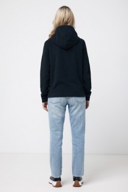 Logo trade promotional merchandise photo of: Iqoniq Trivor recycled polyester microfleece hoodie