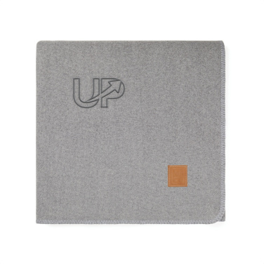 Logo trade corporate gifts picture of: VINGA Moulton GRS RPET blanket