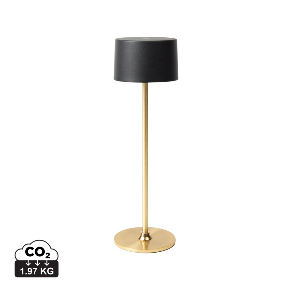 Logo trade business gift photo of: VINGA Nauro RCS recycled ABS table lamp