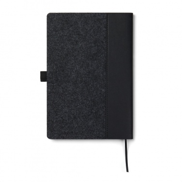 Logo trade promotional items picture of: VINGA Albon GRS recycled felt notebook