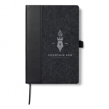 Logotrade advertising product image of: VINGA Albon GRS recycled felt notebook